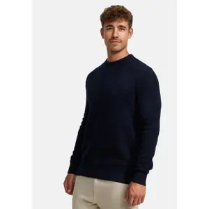 Pull col rond en cotton Kronstadt carlo image-3