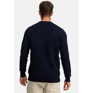 Pull col rond en cotton Kronstadt carlo image-4