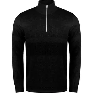 ks3585-999-pull-1-2-zip-coton-kronstadt-hannes-black