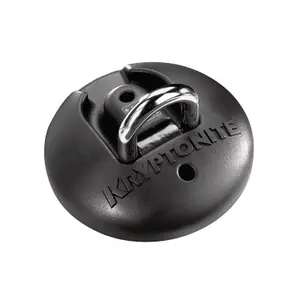 U tyverisikring + forankringsbase til motorcykelkæde Kryptonite