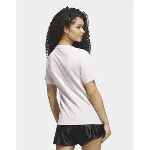 Satin Logo T-Shirt for Women adidas image-2
