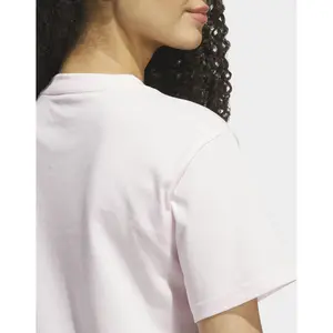 Satin Logo T-Shirt for Women adidas image-3