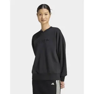 Women's V-neck sweatshirt adidas Essentials image-1