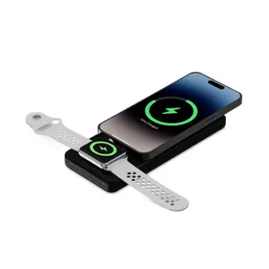 Chargeur Sem Fios 3-em-1 15 W Carga Rápida Simultânea Ksix image-1