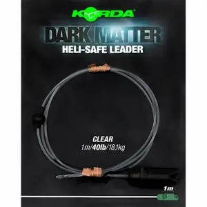 Σετ 6 μοντάζ Korda dark matter leader heli safe clear image-0