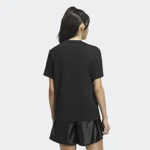 Satin Logo Graphic T-Shirt for Women adidas image-3