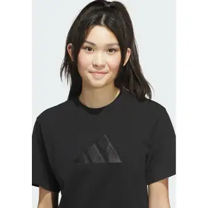 Satin Logo Graphic T-Shirt for Women adidas image-6