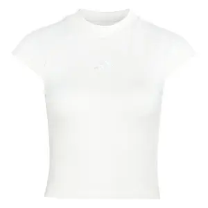 Women's ribbed T-shirt adidas Small Logo image-0