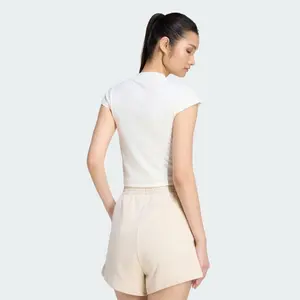 Women's ribbed T-shirt adidas Small Logo image-3