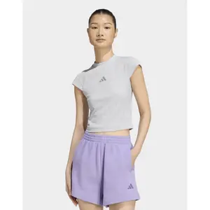 Women's ribbed T-shirt adidas Small Logo image-0