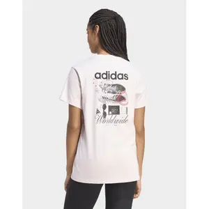 T-shirt för kvinnor adidas Graphique Travel image-2