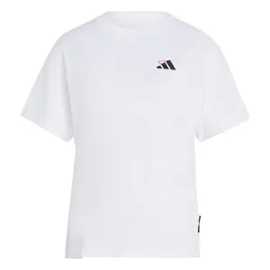 Embroidered women's T-shirt adidas image-0
