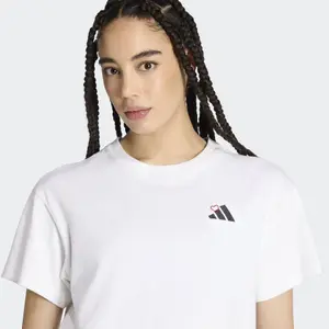 Embroidered women's T-shirt adidas image-5
