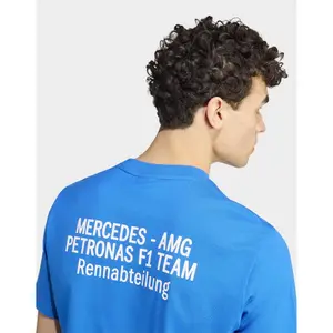 T-shirt adidas Mercedes AMG Petronas de Formula 1 Team Blue Wonder image-4