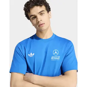 T-shirt adidas Mercedes AMG Petronas de Formula 1 Team Blue Wonder image-5