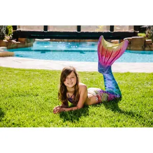 Mermaid costume with monofin Aquaris Kuaki Mermaids image-1