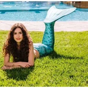 Mermaid costume with monofin Kuaki Mermaids image-1