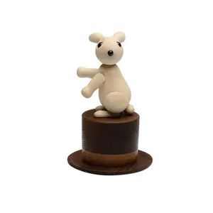 Decorative figurine Spring Copenhagen Le chapeau magique avec lapin blanc