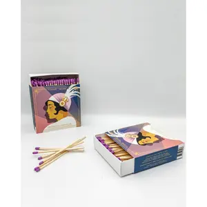 kb874lot6boudal-hip-livre-allumettes-plakat-hippodrome-de-ongchamp-blanc-rose-noir-11x11x3-cm