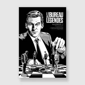 Poster Kubbick Le Bureau des LégendesS2