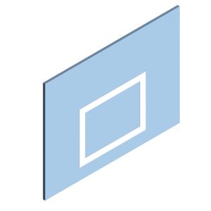 Basketball backboard Kuebler Sport