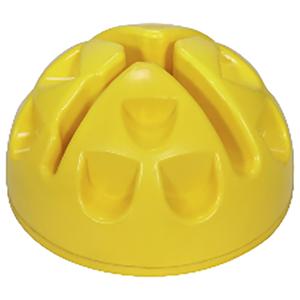 f1411-multi-halvrund-arbetsfot-kuebler-sport-gul-10-cm