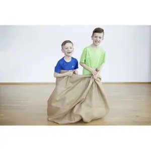 Outdoor double jute sack jump game for kids Kuebler Sport image-2