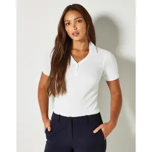 V-hals Polo til kvinder Kustom Kit Comfortec® image-1