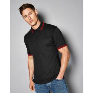 Polo s kontrastním límečkem Kustom Kit Classic Fit image-4