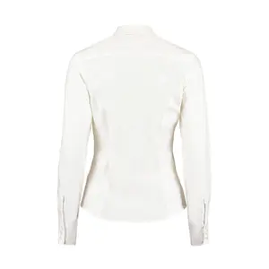 Langærmet skjorte til kvinder Kustom Kit Premium Oxford image-1