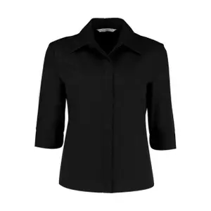 Bluse, 3/4-Ärmel, Damen Kustom Kit Continental