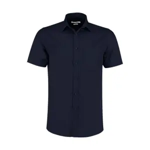 Skräddarsydd kortärmad skjorta i poplin Kustom Kit