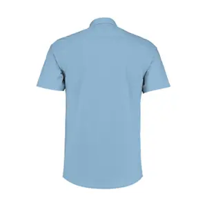 Skräddarsydd kortärmad skjorta i poplin Kustom Kit image-1