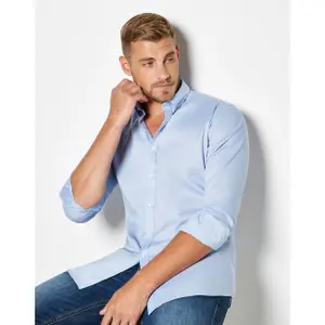 Long sleeve shirt Kustom Kit Oxford image-4