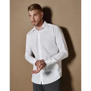 Long sleeve shirt Kustom Kit Slim Fit Business image-1