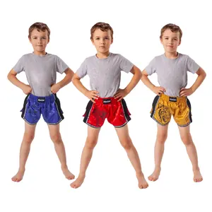 Short de boxe Thaï enfant Kwon Shark image-1