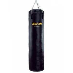 4080394-boxsack-kwon-kunstleder-gefullt-schwarz-150-cm