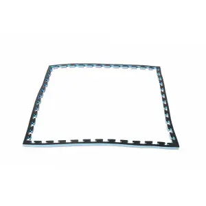 Bordes de moqueta reversibles con estructura granulada Kwon