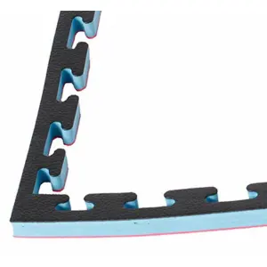 Bordes de moqueta reversibles con estructura granulada Kwon image-1