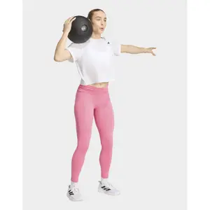 Women's 7/8 leggings adidas Studio All Me X-Over 3 Stripes image-0
