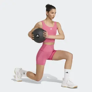 Women's tank top adidas Studio All Me 3 Stripes image-3