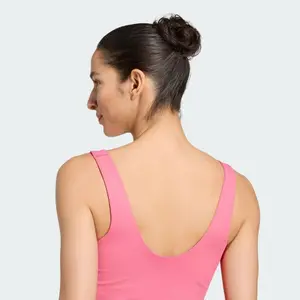 Women's tank top adidas Studio All Me 3 Stripes image-5