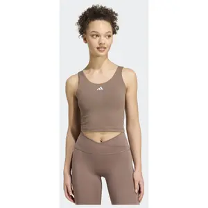 Women's tank top adidas Studio All Me 3 Stripes image-1