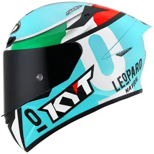 Casque piste Kyt tt-course leopard replica image-1