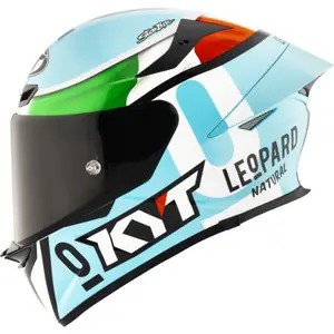Capacete de motociclista de rosto inteiro Kyt TT-Revo Leopard Replica image-0