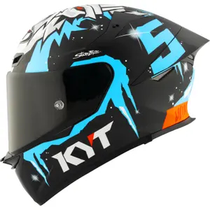 Full face motorcycle helmet Kyt TT-Revo Masia Replica image-1