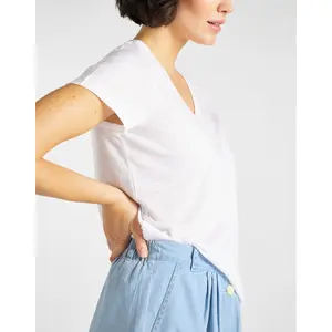 Dames-T-shirt Lee Col V image-3