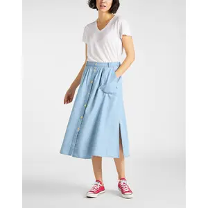Dames-T-shirt Lee Col V image-1