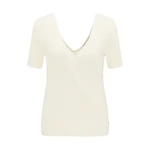 Frauen-T-Shirt Lee Wrap côtelé image-0