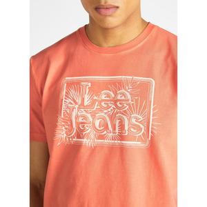 T-shirt Lee Floral Graphic Paprika image-4